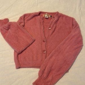 Super soft pink cardigan size medium